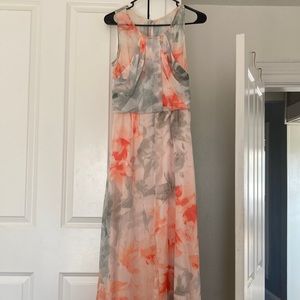 Vince Camuto Floral Floor-Length Dress